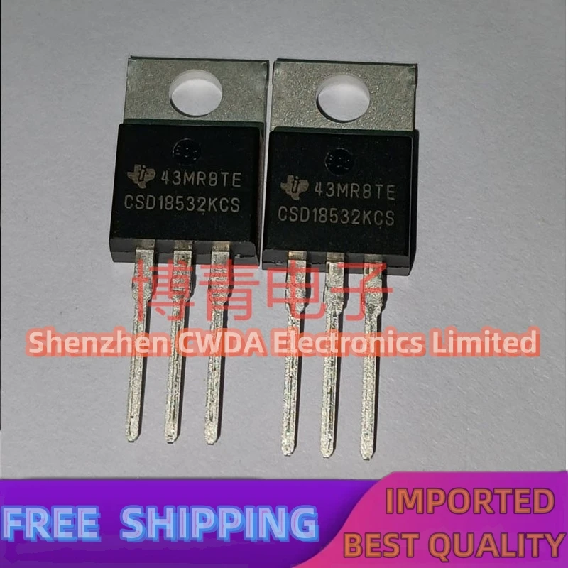 10PCS-20PCS   CSD18532KCS   MOSFET 60V/100A TO-220 In Stock  