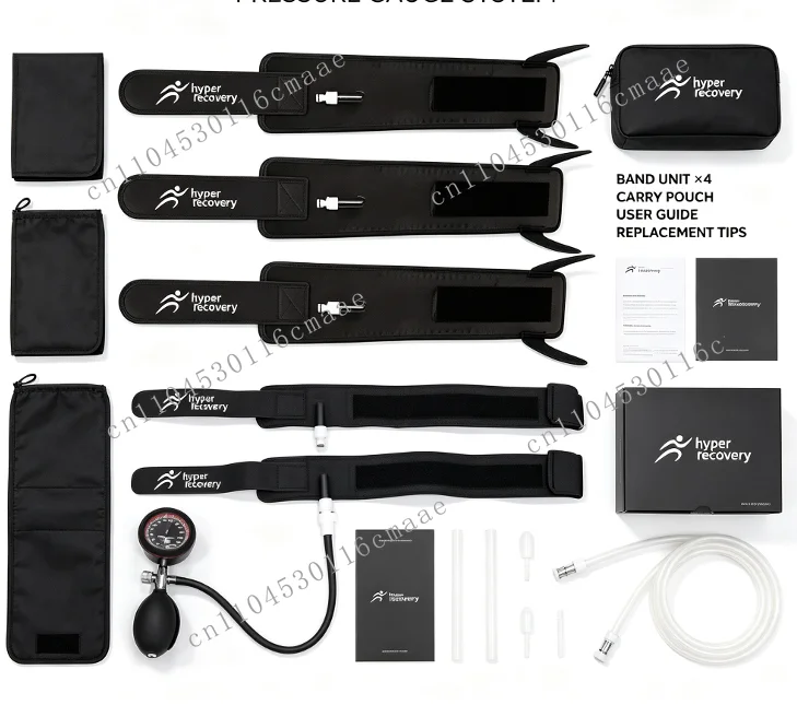 Portable BFR Occlusion Cuff Pump Fitness Equipment, Suitable for Daily Sports Training, Workout and Muscle Endurance Enhancement