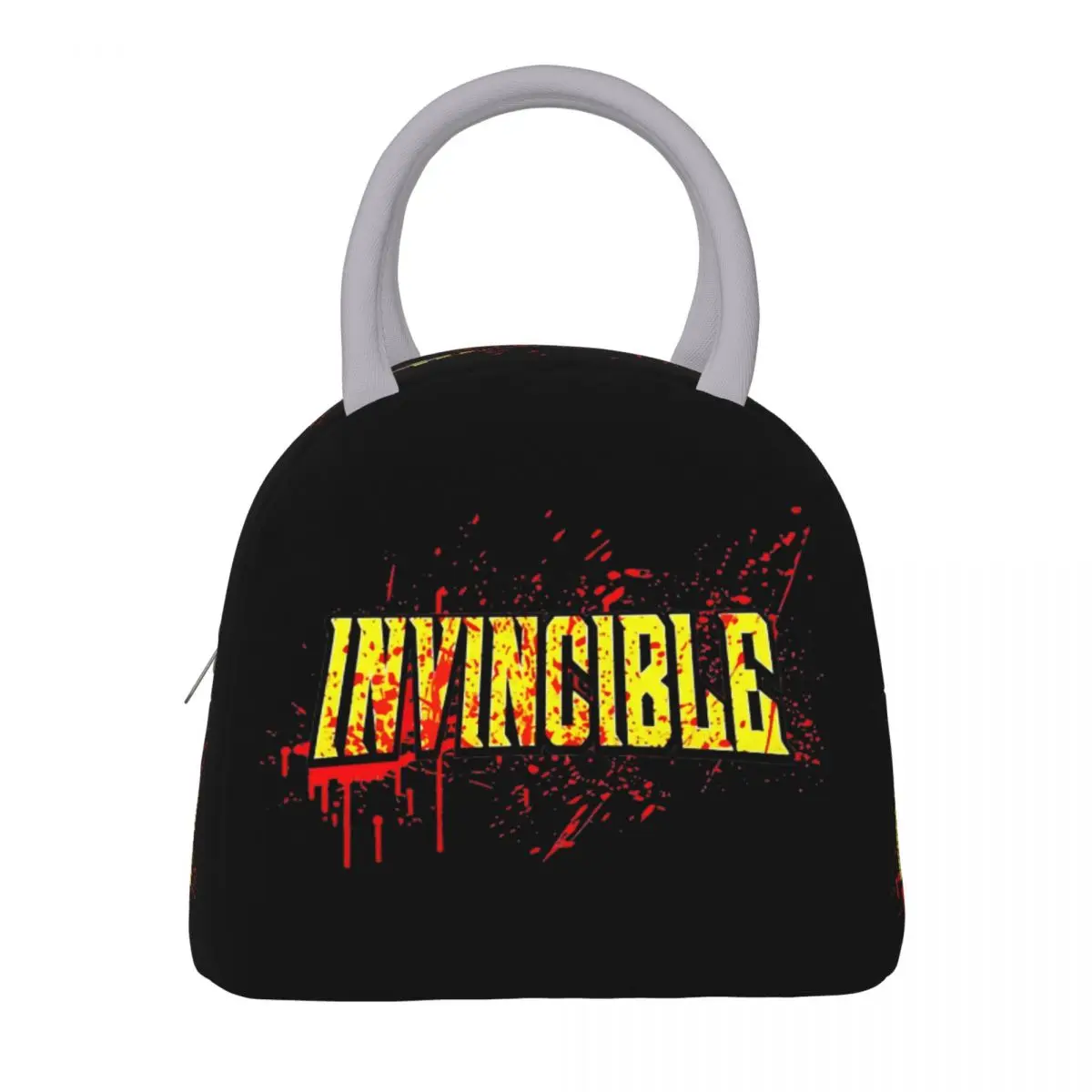 Insulated Lunch Boxes Invincible Amazing Hero Anime Cartoon Logo Merch Lunch Container Y2K Thermal Cooler Lunch Box For Travel