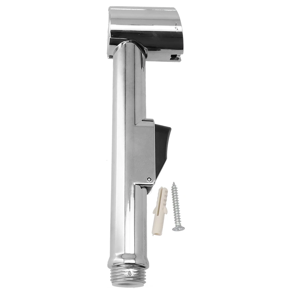 

Hand Protable Bidet Sprayer Gun Holder Stainless Steel Handheld Bidet Faucet Home Bathroom Shower Head 1/2\" Interface