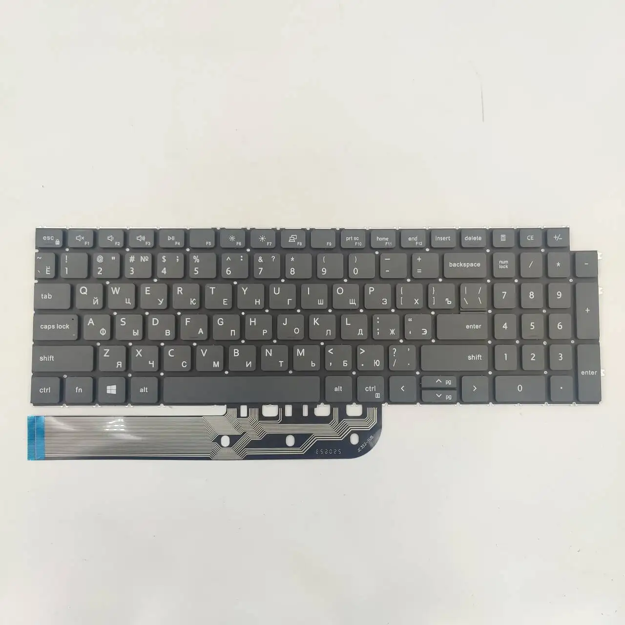RU laptop keyboard for Dell Vostro 15 3510 3515 3520 3525 5510 5515 P106F