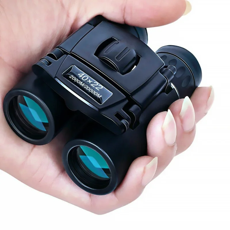

Binoculars 40x22 HD Zoom Portable 2000M Long Range Foldable Mini Telescope Low Light Field of View Bird Watching Outdoor Hunting