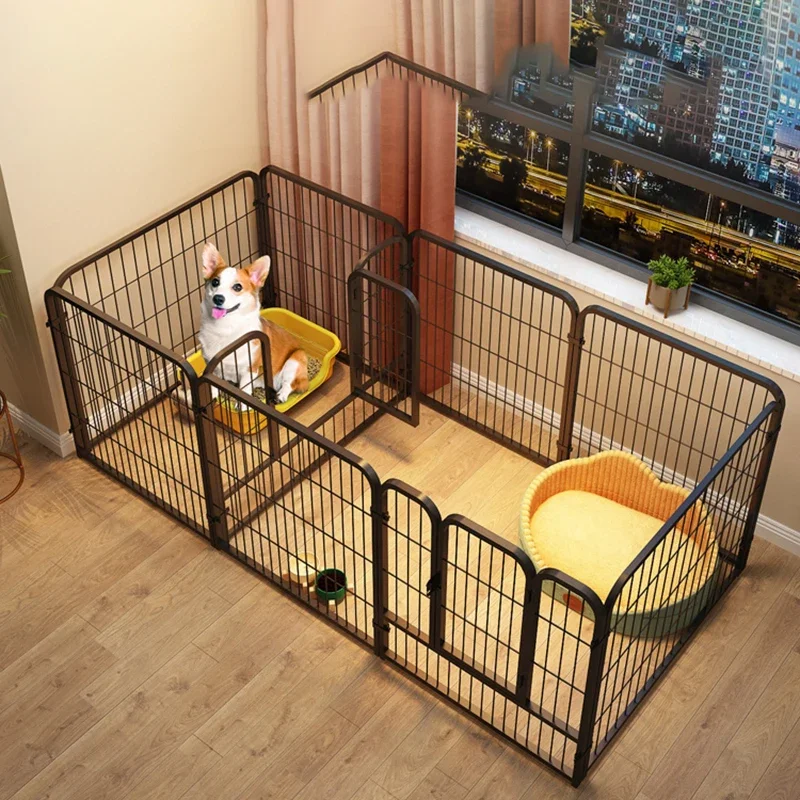 Rabbit Kennel Crate Dog Houses Accessories Fence Puppy Playpens Dog Houses Enclose Door Cama Para Perros Dog Furniture