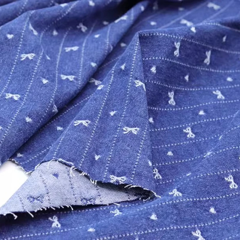 القوس الجاكار غسلها الدنيم النسيج الرجعية اليدوية DIY بها بنفسك لمصمم الملابس أكياس لينة عالية الجودة الخياطة اكسسوارات بالجملة #6