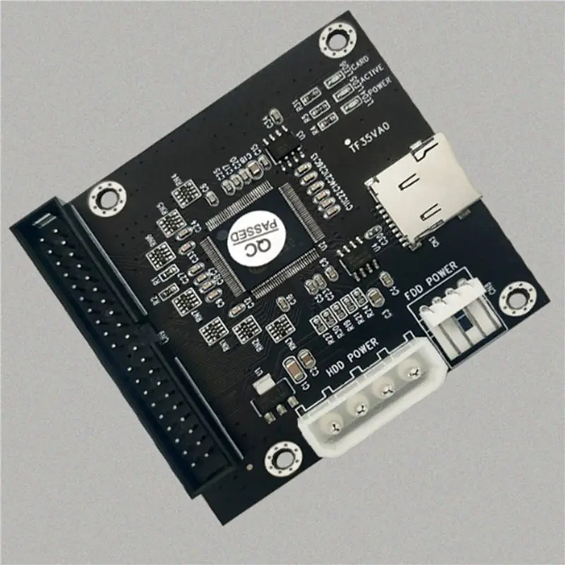 2X SD Memory Card To IDE Hard Disk Drive Adapter For Micro-SD TF Card To IDE 40Pin 3.5Inch Male Adapter