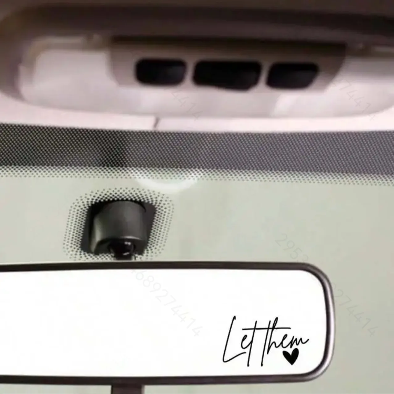 Car Mirror Sticker Vinyl Decal Waterproof Make Them Love You Self Love Inspirational Laptop Bottle 2PCS Decor