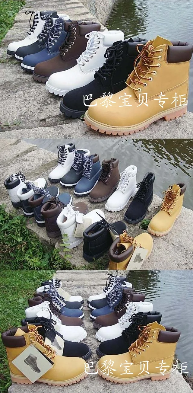 Hot 2025 New Men's Winter Cotton Shoes High Fashion Casual New Tide Ankle Boots Flat Korean Tool Batch
