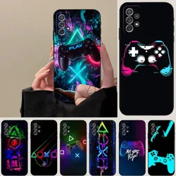 Play Station PS4 Game Phone Case For Samsung A24 A54 A52 A53 A14 A34 A33 A13 A22 A31 A40 A03S A32 A21 A81 A42 Black Cover