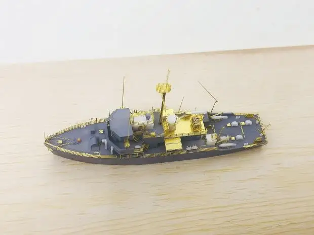 1/700 Self Made Assembly Of Taiwan ROCS Yung Tzu (MSO-1307) Hobby Model Entertainment Ship Model