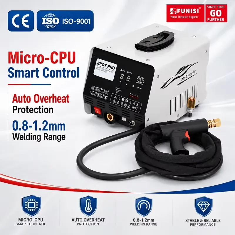 Spot Welder Intelligent Dent Pulling, Metal Body Repair Equipment for Auto Garage, Car Sheet Metal Fixing Tool