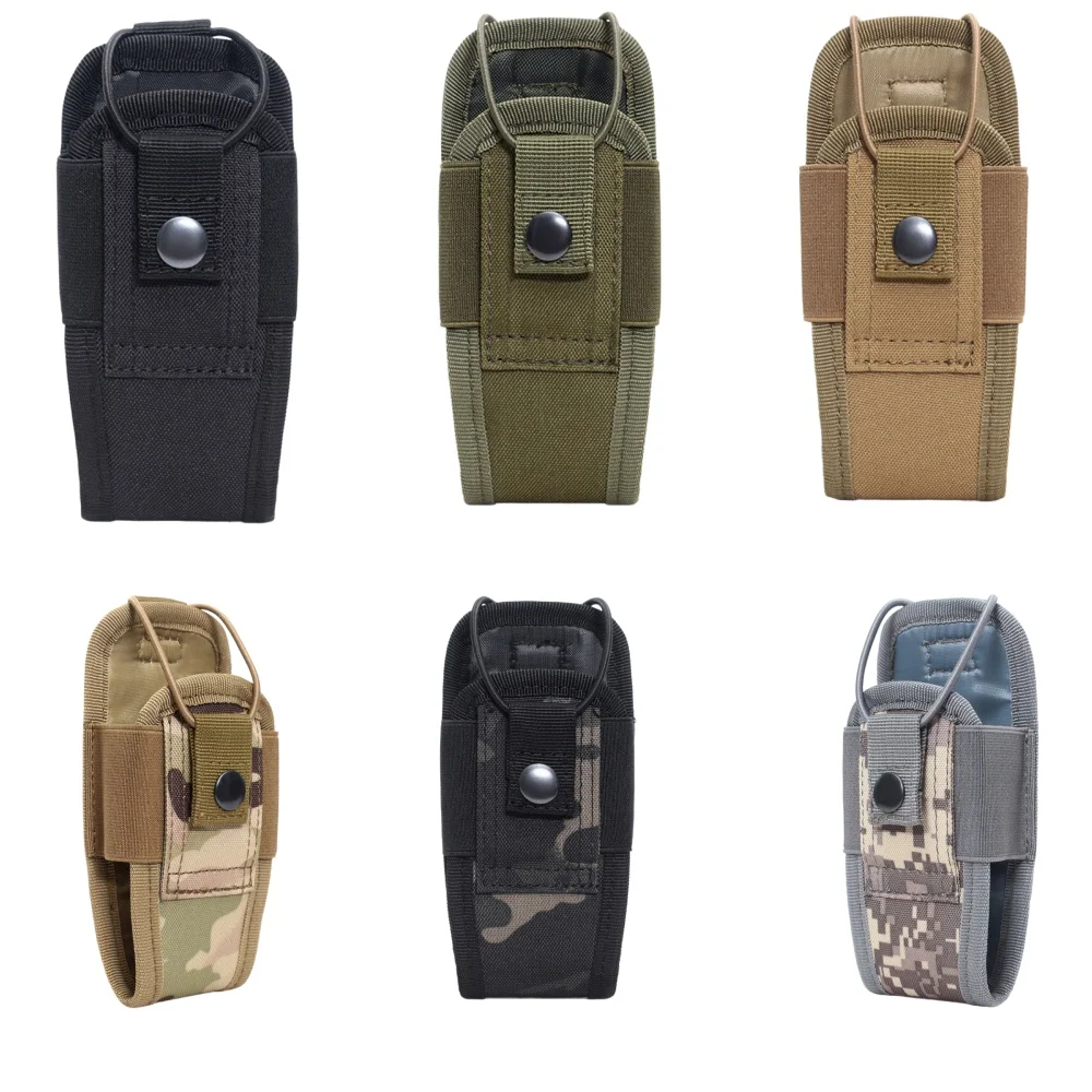 Universal Walkie Talkie Holster Molle Radio Pouch Heavy Duty Radio Holder for Portable Two Way Radio