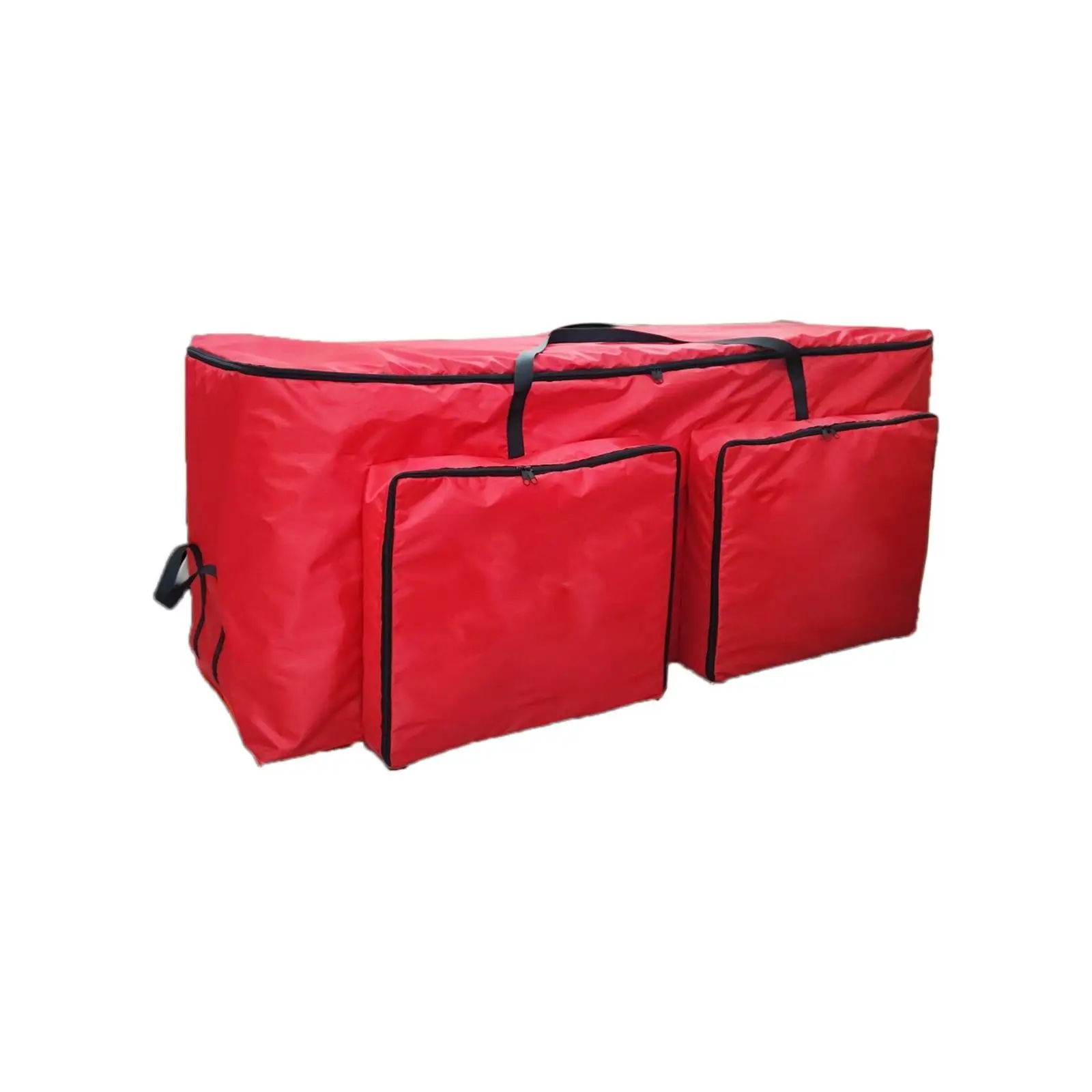 Christmas Tree Storage Bag Xmas Tree Bag Dustproof Zippers Oxford Fabric Large Capacity Holder for Holiday Decoration Wreath view 2