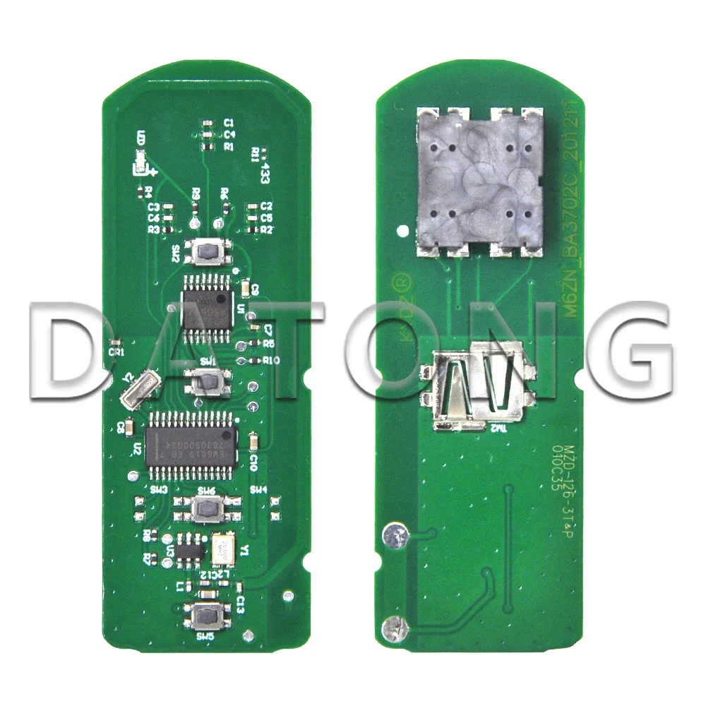 Datong World Car Remote Key For Mazda CX-7 CX-9 MX-5 MIATA 2010-2015 WAZX1T763SKE11A-04  IC:662F-SKE11A04 4D63 Chip 315MHz Card