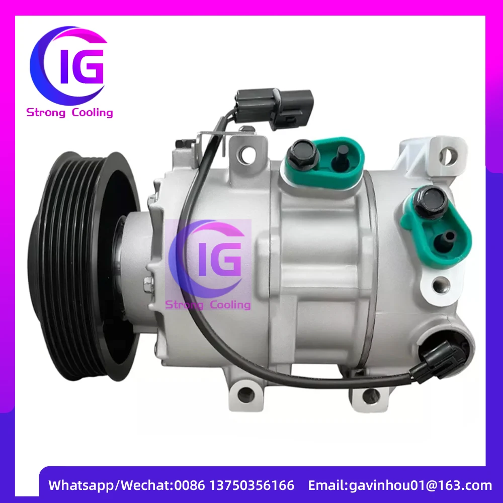 New Auto AC Compressor For Hyundai Accent 1.6L / Kia Rio 1.6L 2012 2013 2014 2015 2016 2017 977011R100 977011W600 CM105126