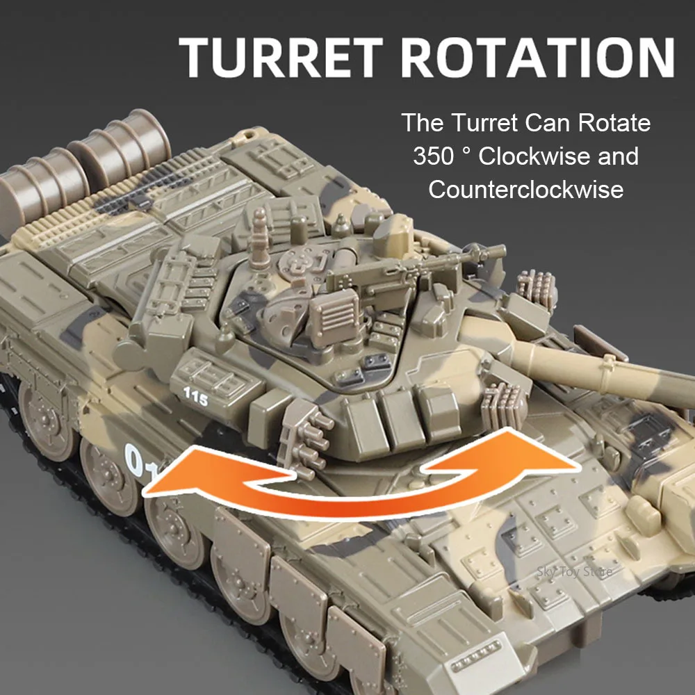 1:32 レオパルド2 タイガー装甲戦車 T-90 M4 中合金モデル おもちゃ ダイキャストカー サウンドライトスプレー プルバック 子供の誕生日プレゼント