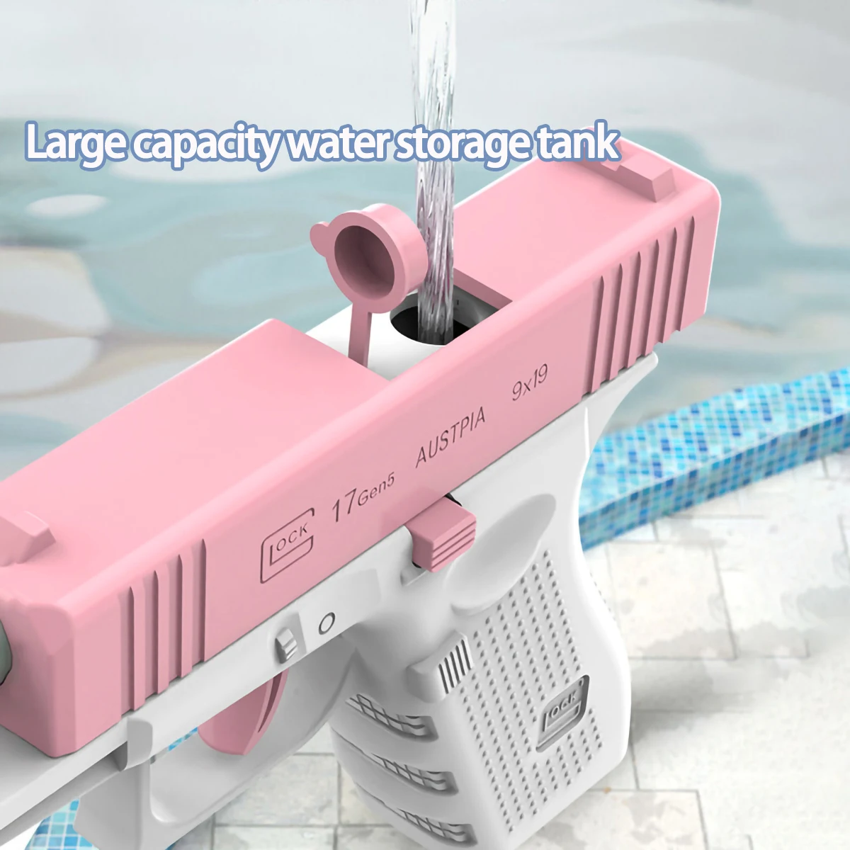 Mini giocattolo manuale della pistola ad acqua di azione della pompa per i ragazzi Splash Back caratteristica ideale per i giochi di combattimento