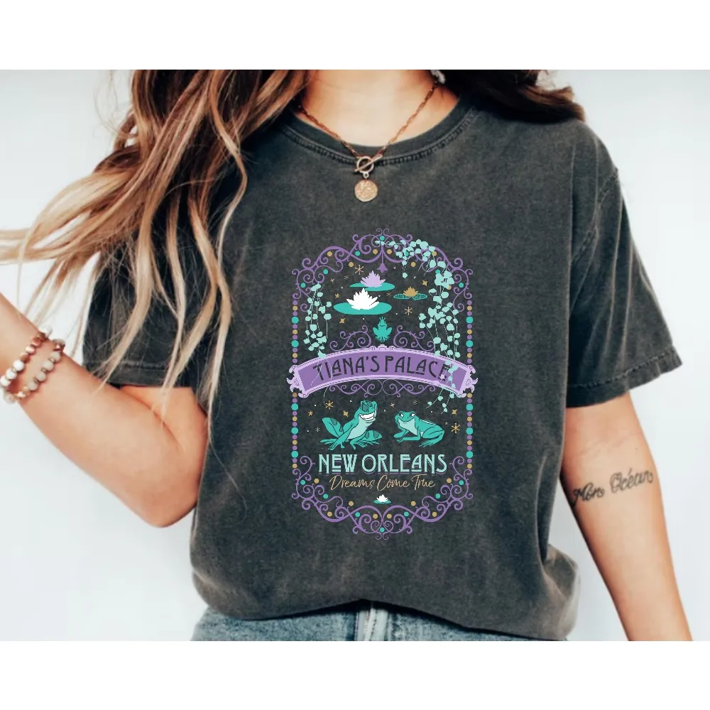 Disney Princess Tiana's Place New Orleans Shirt,Tiana Birthday Gift Shirt,Disney Princess And The Frog Shirt,Disney Tiana Tee