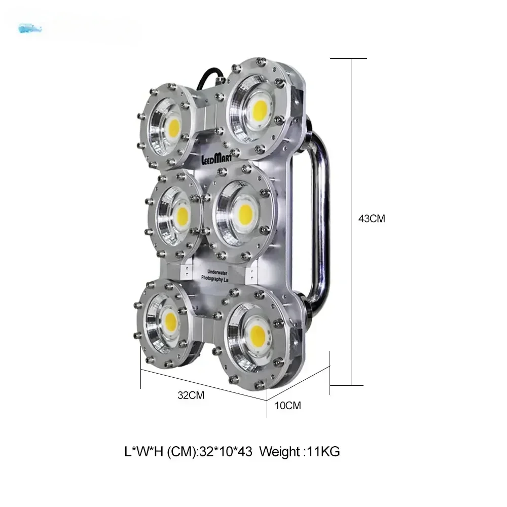 

Underwater Swimming Pool Led Boats Lights Diving Light 100m Underwater For Large Underwater Photography