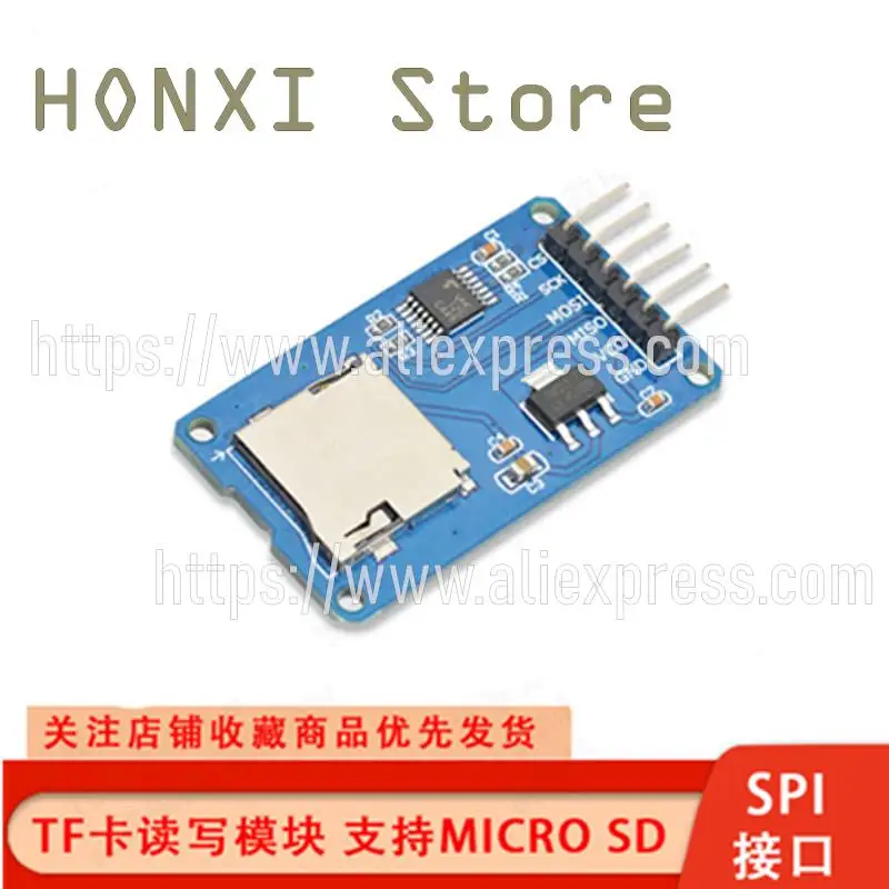 

2PCS Micro SD card module TF card read and write card SPI level conversion chip