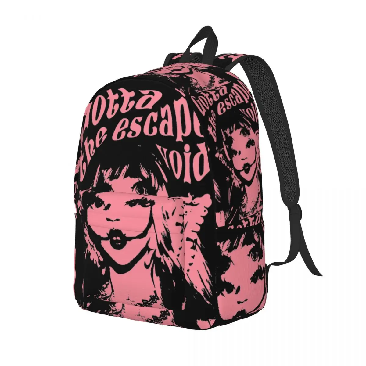 Pink Melanie Martinez Backpack for Men Women Cool Student Hiking Travel Daypack Singer College Canvas Bags Durable