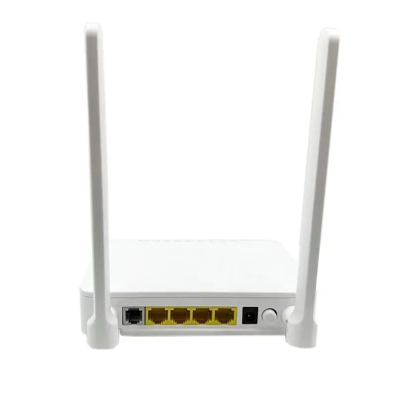 GPON ONU ONT H3-2S 4GE + 2USB + 2.4G/5G WiFi Dual Band Antenna, Remote Control, FTTH Router, Second Hand