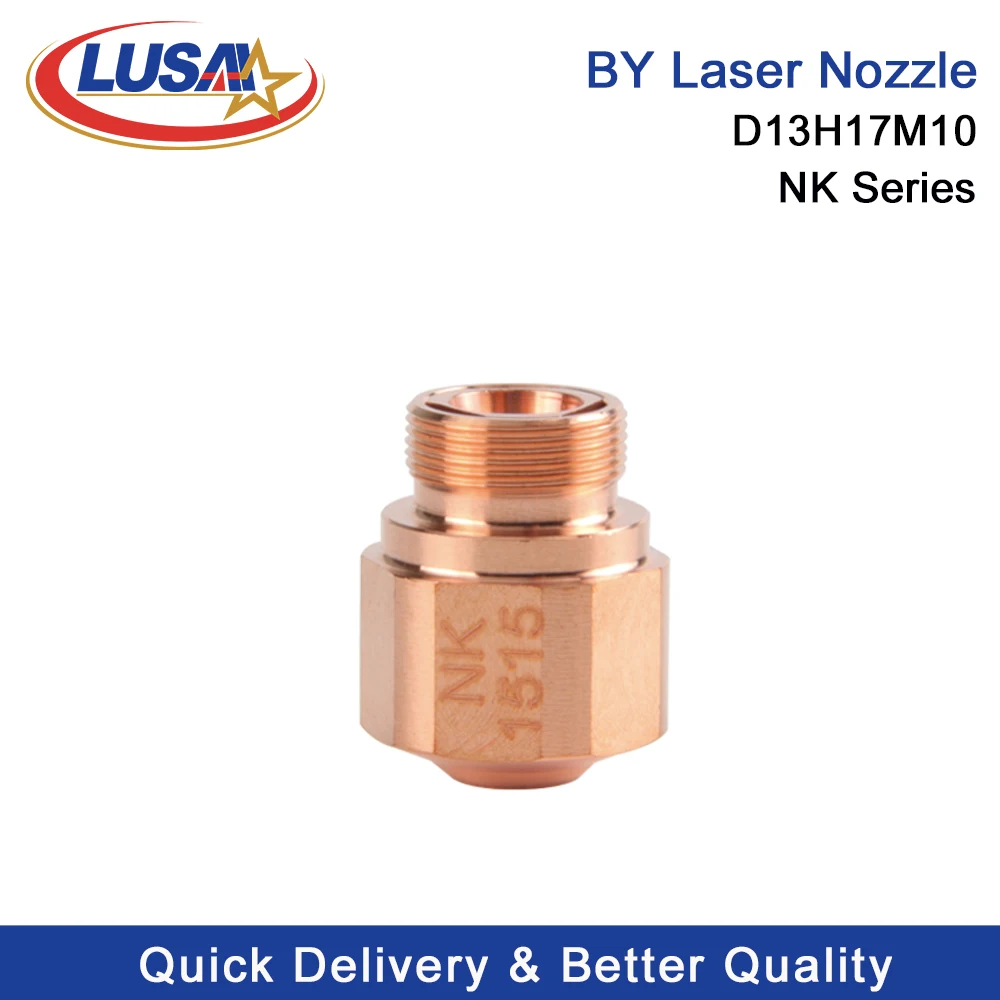 LUSAI 10Pcs/Lot Laser Nozzles NK Series Nozzles High Pressure For Wholesale BY Laser Cutting Machine