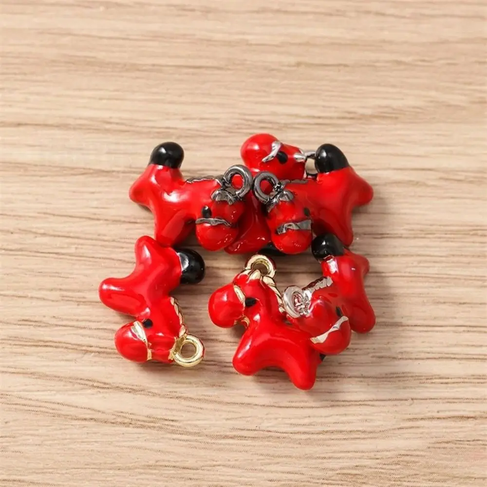 5 Pcs Necklaces Charms Horse Charms Pendants Keychains Parts Little Horse Horse Pendant Accessories Zinc Alloy Multi-purpose