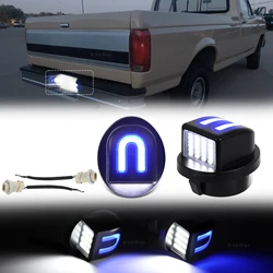2Pcs LED License Plate Light Rear Number Lamp Canbus For Ford F150 F250 F350 Super Duty Ranger Pickup Truck Explorer Red White