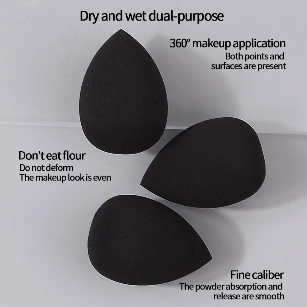 4-Piece Makeup Sponge Set & 10-Piece Mini Beauty Sponge Set, Velvet-Soft & Multipurpose Foundation Applicators