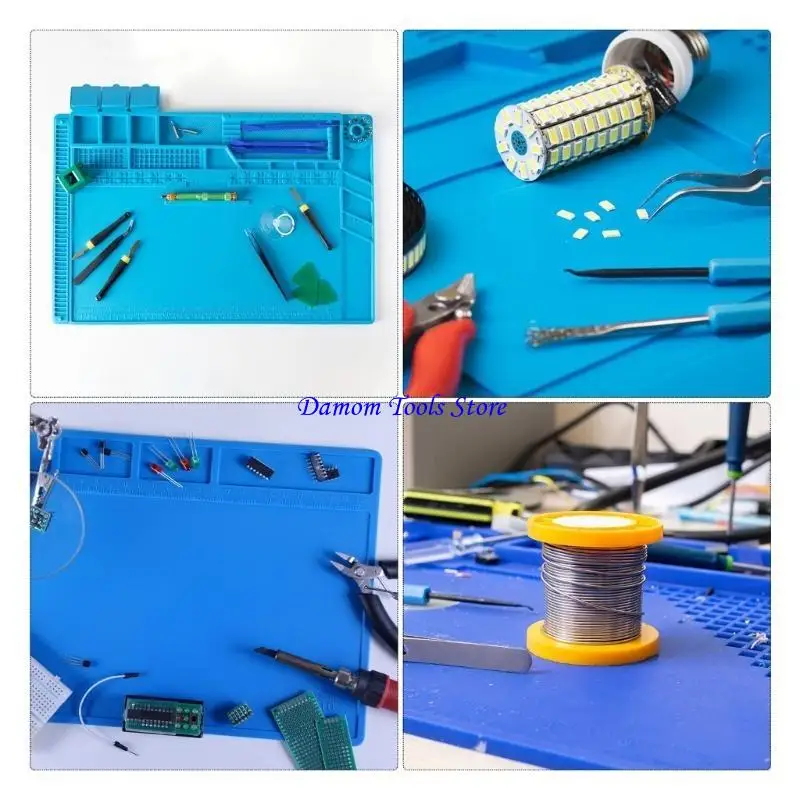 

Силиконовый паяльный коврик 57BE S150 для рабочей станции по ремонту мобильных телефонов и ноутбуков