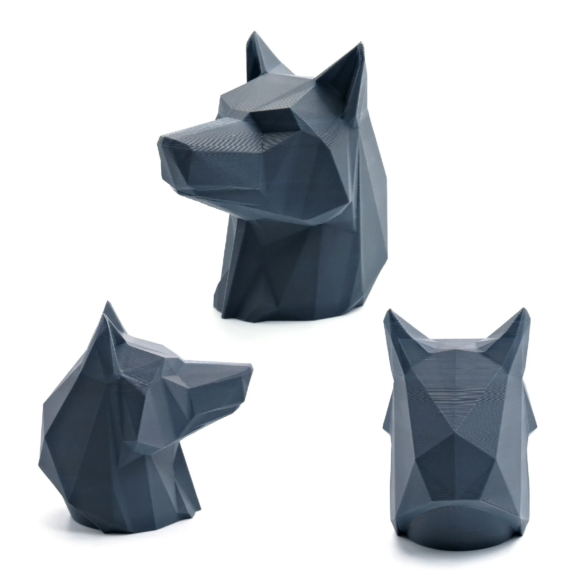 1個 50MM トレーラーヒッチカバー ウルフヘッド 3Dプリント ボールカバー ユニバーサルヒッチ スラスターカバー 車アクセサリー保護用