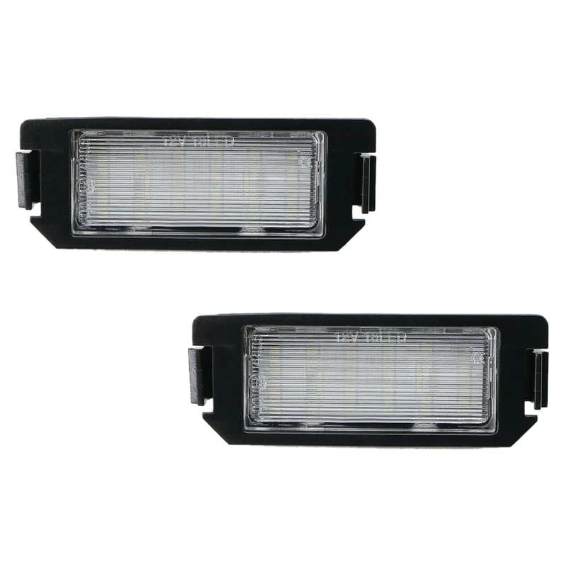 Car White 18-LED License Plate Light Number Light Replacement for Hyundai Veloster Genesis 2D Kia Soul