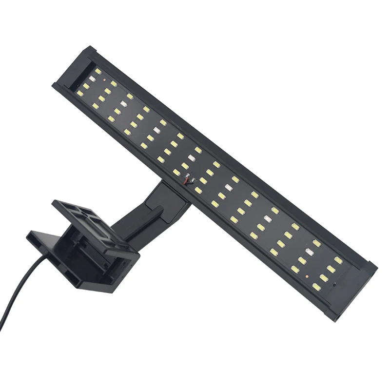 Luz LED para acuario, lámpara de luces con Clip para cultivo de plantas súper delgadas, lámparas para acuario acuático, iluminación de 220V,