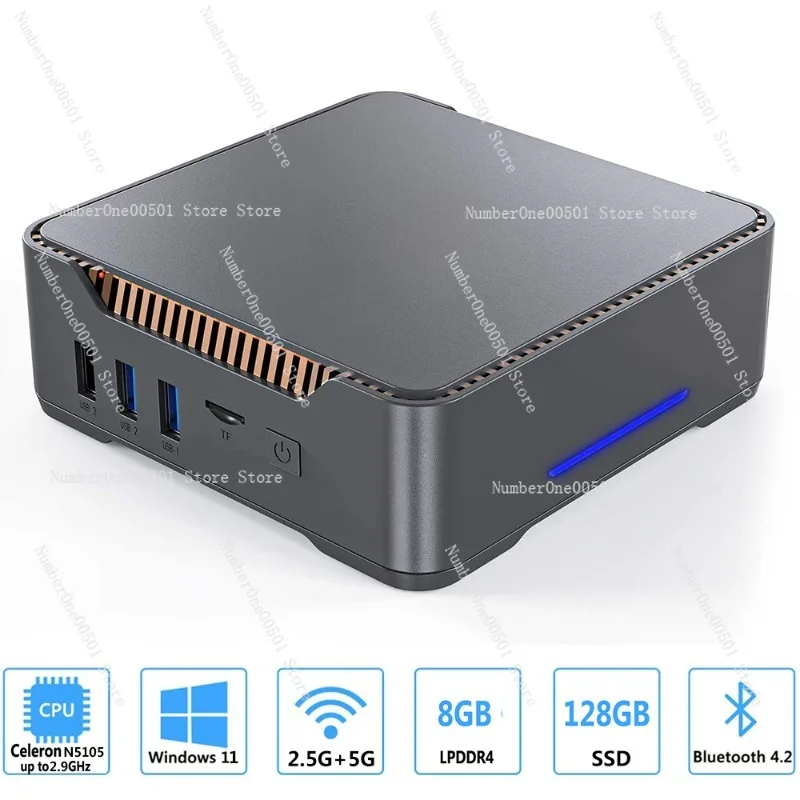 N100/N5105 Home Office 4K Gaming Micro Portable Mini Host