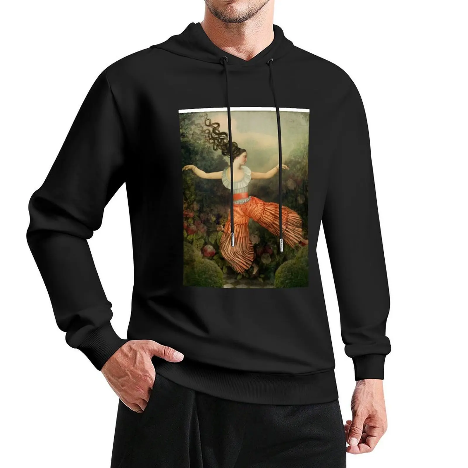 

The warrior Pullover Hoodie hooded shirt autumn jacket men autumn clothes mens clothes oversized hoodie