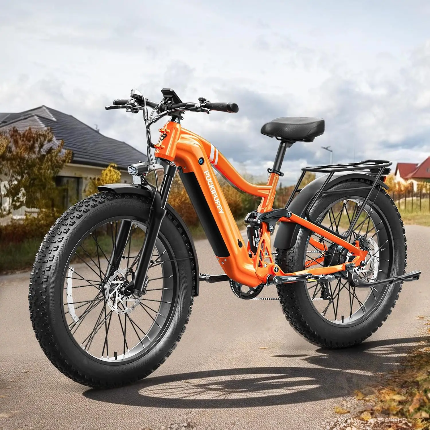 500W Electric Bike 48V 20AH Full Suspension 26