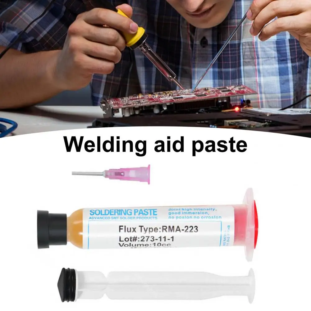 10CC Welding Flux Paste Good Thin Consistency Solder Paste Reusable Soldering Flux Cream Welding Agent Home Soldering Flux