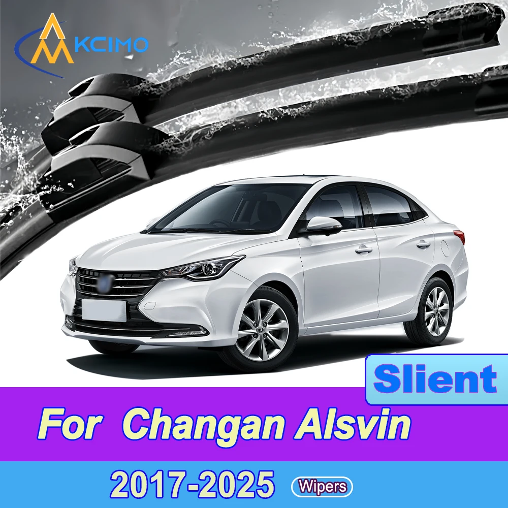 

2pcs Quiet Beam Wiper Blades for Changan Alsvin 2017-2025 Silent Windshield Wipers with Quick Installation