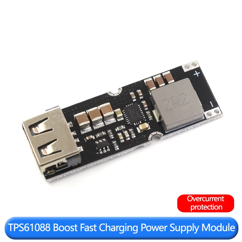 1PCS TPS61088 Module Rise Voltage Fast Charging Modular Device 3.2V 3.7V 4.2V To 5V 9V 12V Lithium Battery Charger