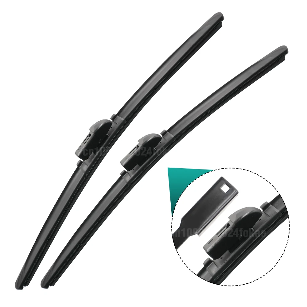 Silicone & rubber  Front Wiper Blades Set For Chevrolet TrailBlazer MK2 S-10 2012 - 2020 Windshield Windscreen 22''+18''