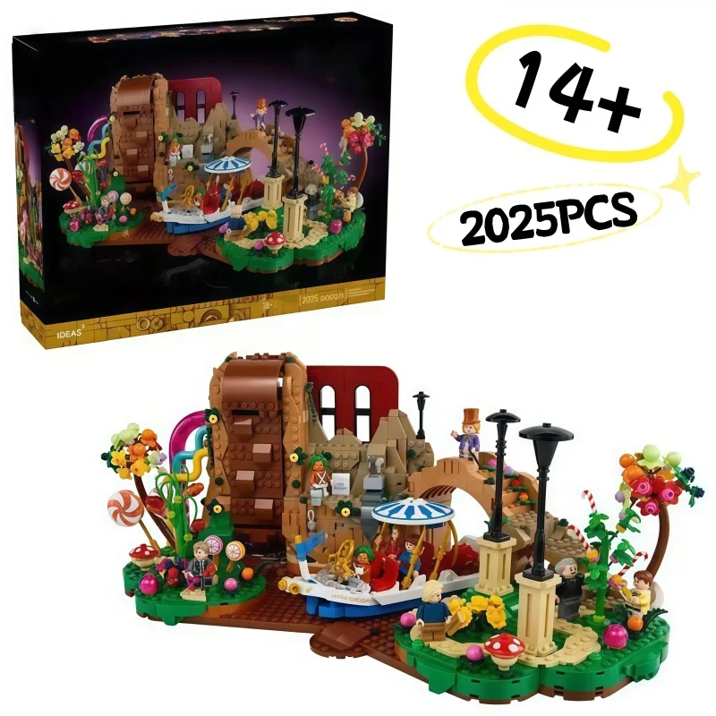 

Новый 21360 шоколадная фабрика, креативные строительные кирпичные игрушки, 2025 шт. для детей, друзей, праздничные подарки