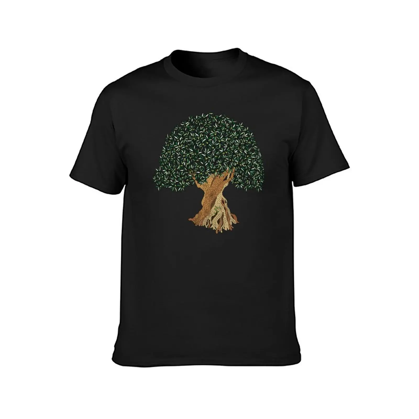 1110 Years Old Olive Tree T-Shirt anime clothes korean fashion vintage sweat Men's t-shirts