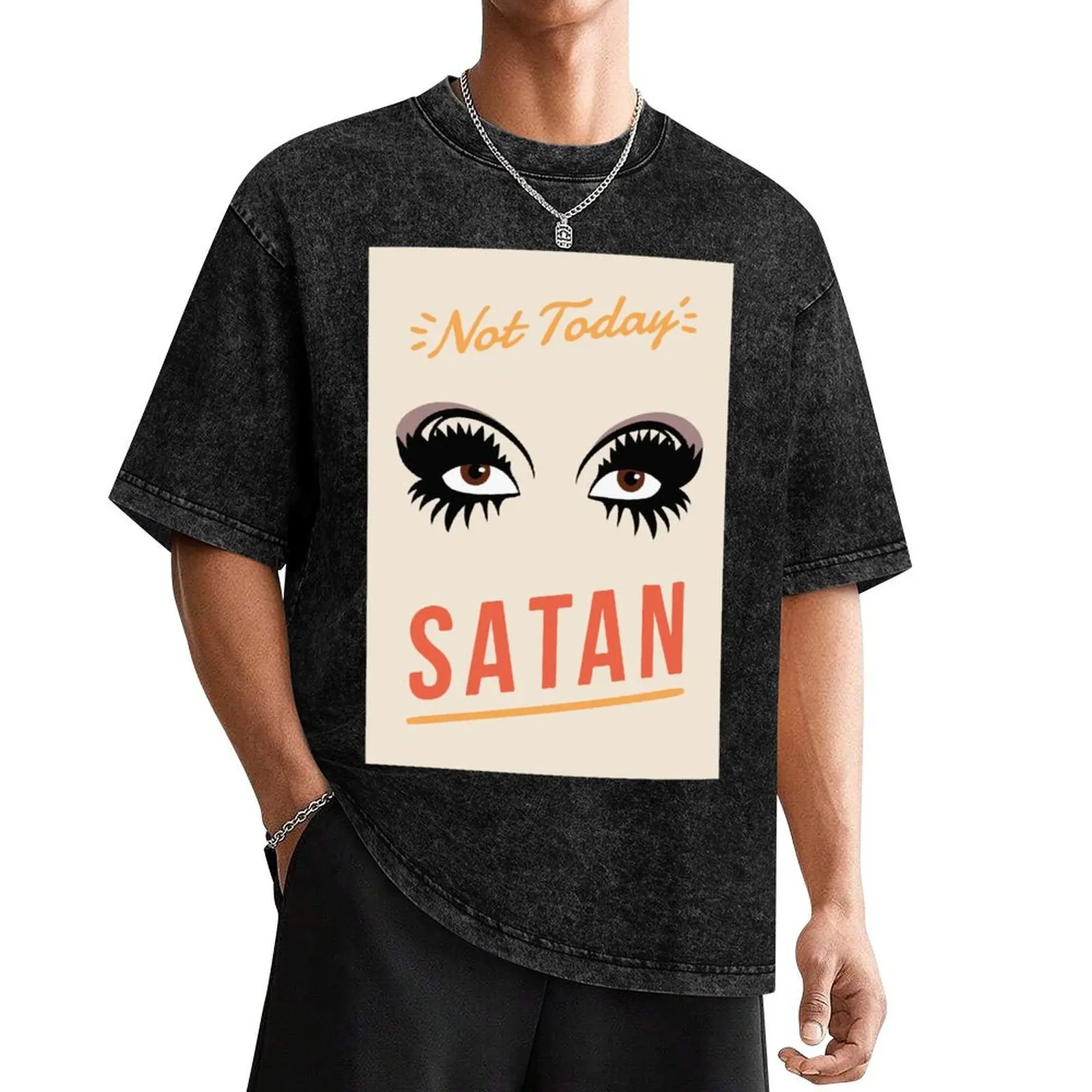 Bianca Del Rio 'Not Today Satan' RuPaul's Drag Race T-Shirt man t shirt kawaii clothes graphic t shirt vintage men clothings