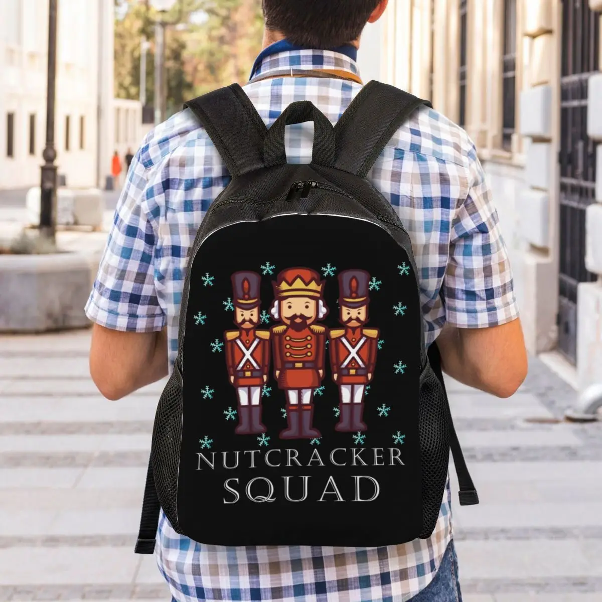 Nutcracker Squad Ballet Dancer Ballerina Gift Laptop Backpack Casual Bookbag for School College Student Xmas Nutcrackers Bag