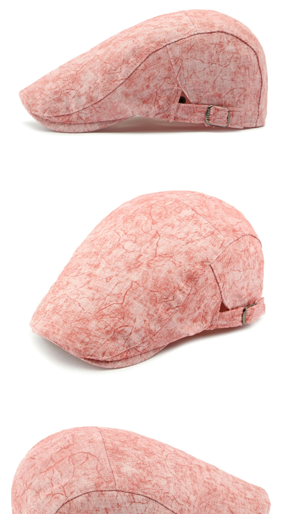 HT4676 Herren- und Damen-Baskenmützen – Neue Frühling/Sommer-Sonnenkappen, Künstler- und Malermützen, Unisex Ivy Flat Caps, Verstellbare Leinen-Baskenmützen – Detail 9