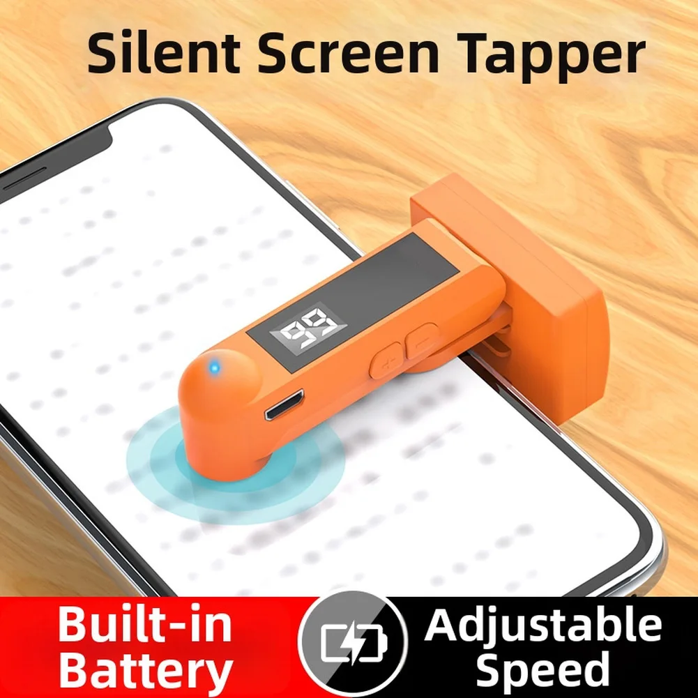 Smart Auto Screen Clicker For Phone 107 Adjustable Speeds Simulation Finger Continuous Click For Stream Engagement