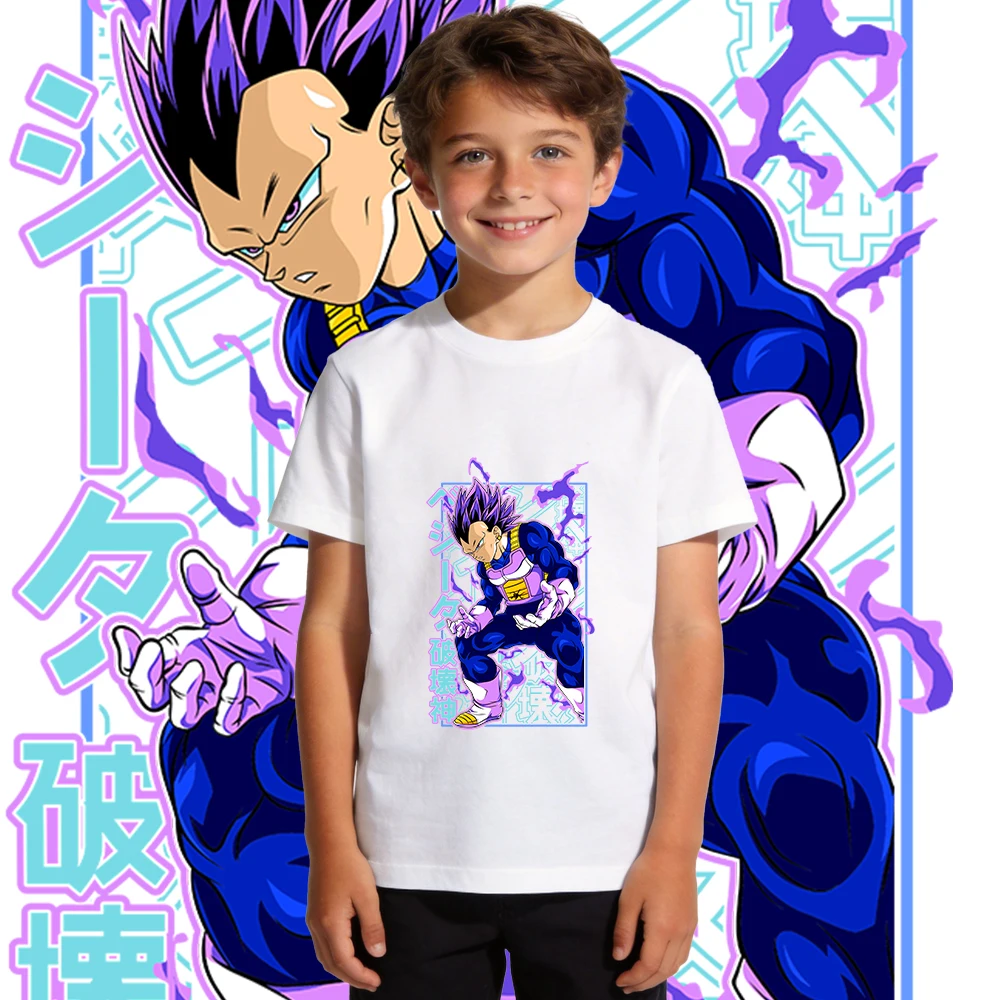 Dbs ベジータ ウルトラ エゴ アニメ プリント コットン - Summer Clothing Ego のレビューと価格