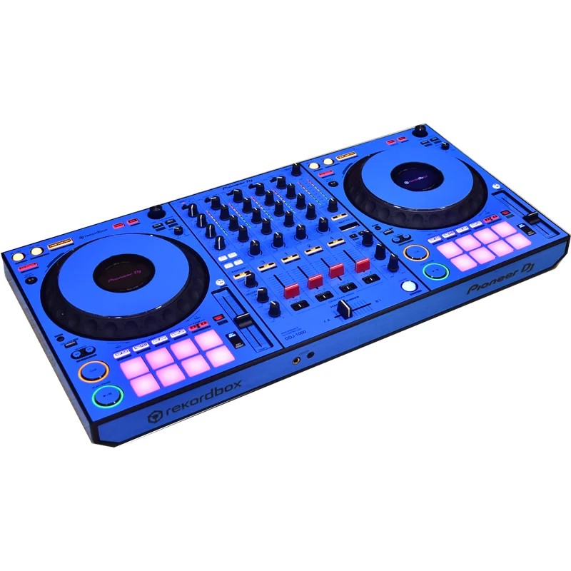 DDJ1000 film controller digital DJ disc printer protective film skin military blue glossy sticker