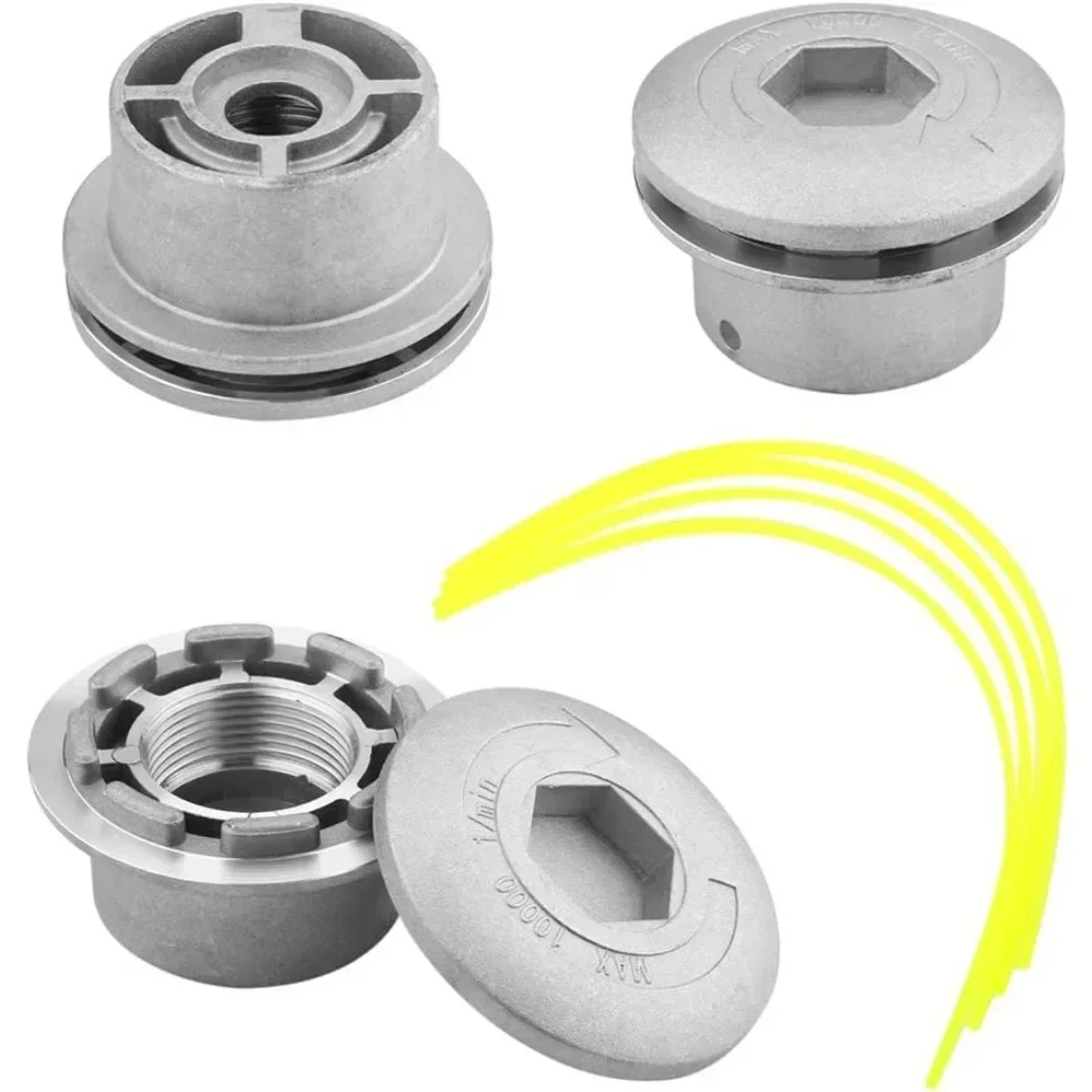 Steel Lawn Mower Head Free 4 Lines Replacement Lithium Grass Trimmer Head Removal Of Garden Weed Brushcutter Part