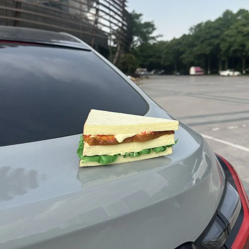 

Настольная фигурка DIY Гамбургская наклейка на автомобиль 3D самоклеящаяся декоративная наклейка для автомобиля мультяшный подарок автомобильная наклейка Бургер орнамент грузовик
